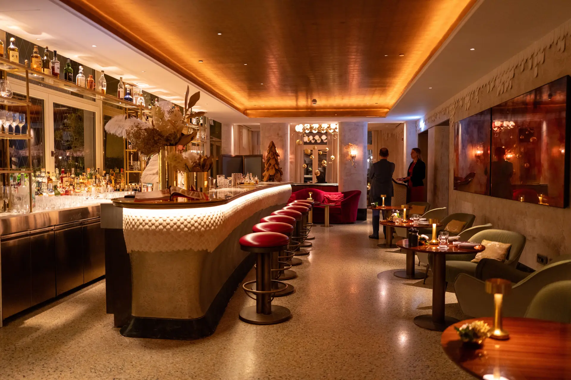 Atmospheric bar interior