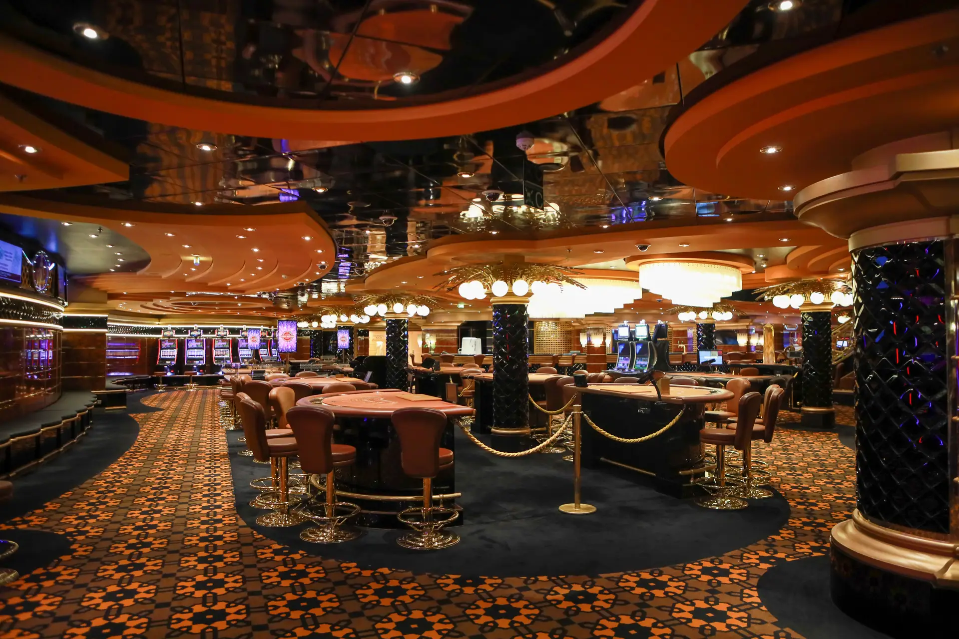 Lavish casino floor interior
