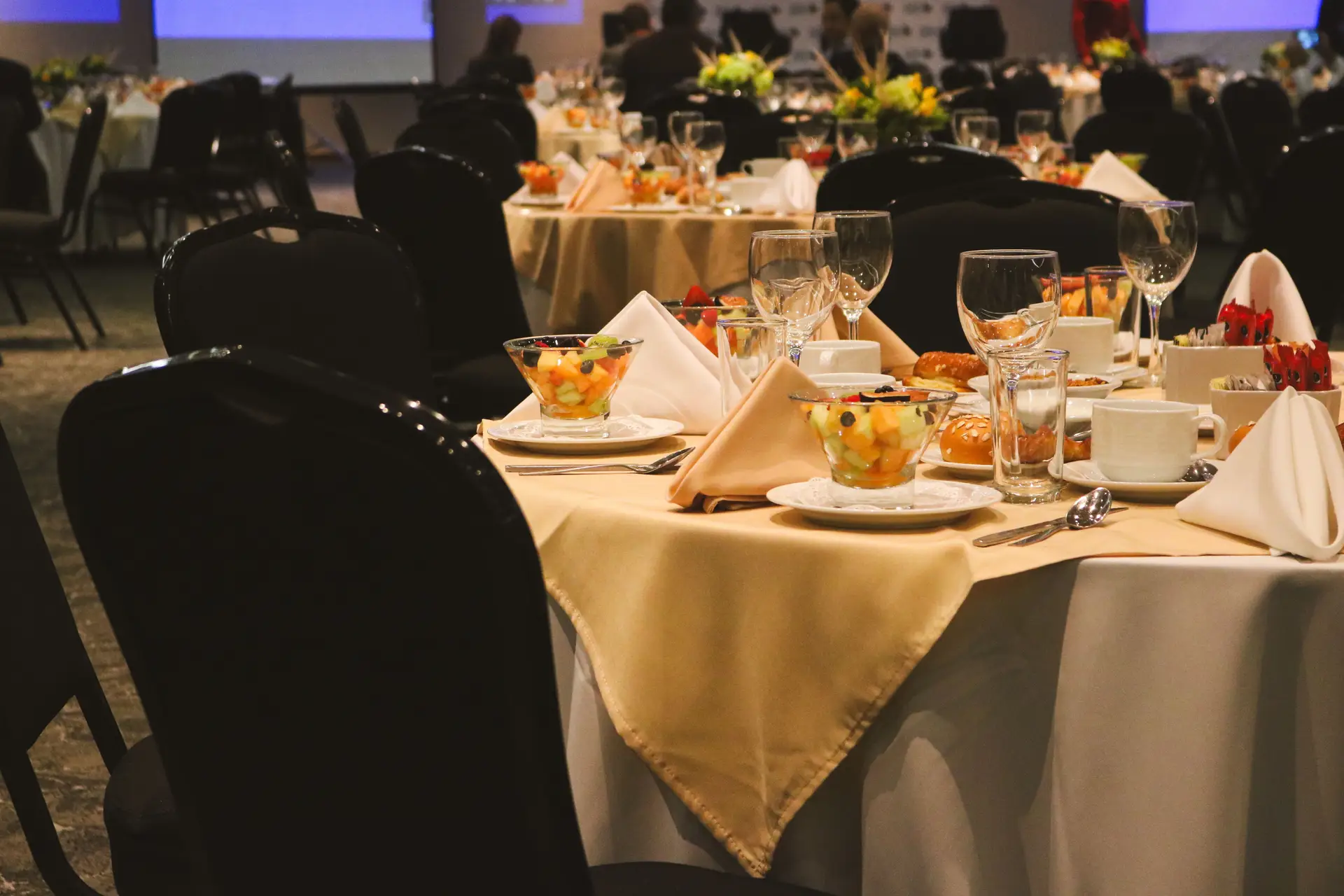Gourmet catering detail